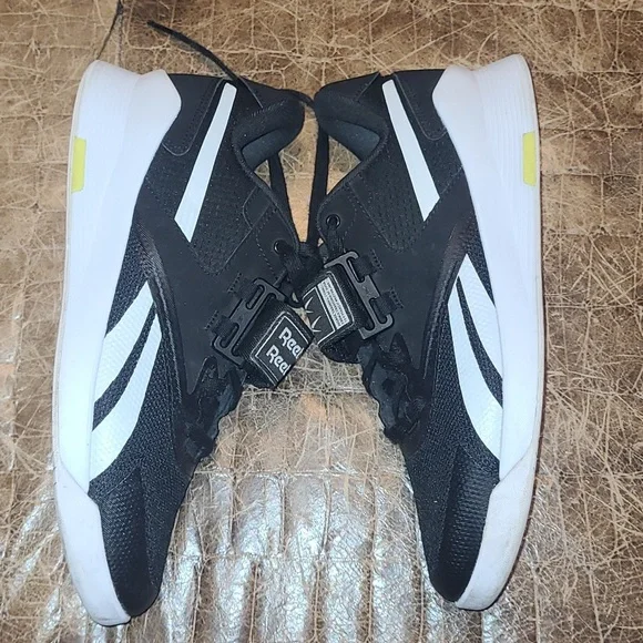 Reebok Lifter PR II Weight Lifting Shoes.  Size 9.5 Men's.  Black/White - Picture 3 of 10